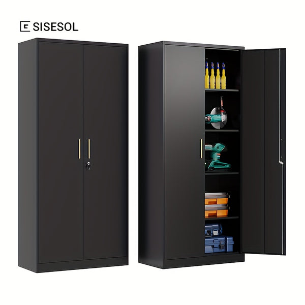 SISESOL Metal Garage Storage Cabinet, 71\