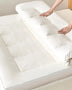 A Three-dimensional Edge Mattress, Tatami Mattress, Down Alternative Filling Mattress, Fluffy And Soft And Comfortable, White, Gray, Blue Mattress, Machine Washable, Suitable For Bedrooms And Guest Rooms, Can Be Placed On The Floor
