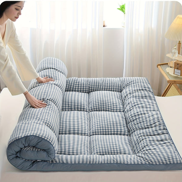 Roll Up Thin Mattress, 1000gsm, Soft, Foldable & Breathable, Thin Tatami Mat Sleeping Pad, Sleeping Pad for Floor, Guest, Bed, Sofa, Roll Up Camping Mattress