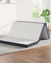 4 Inch Tri Fold Folding Mattress Memory Foam Mattress Topper Portable Foldable Mattress Topper For Camping, Guest, Floor RV, CertiPUR-US Certified, With Washable Cover, Easy Storage