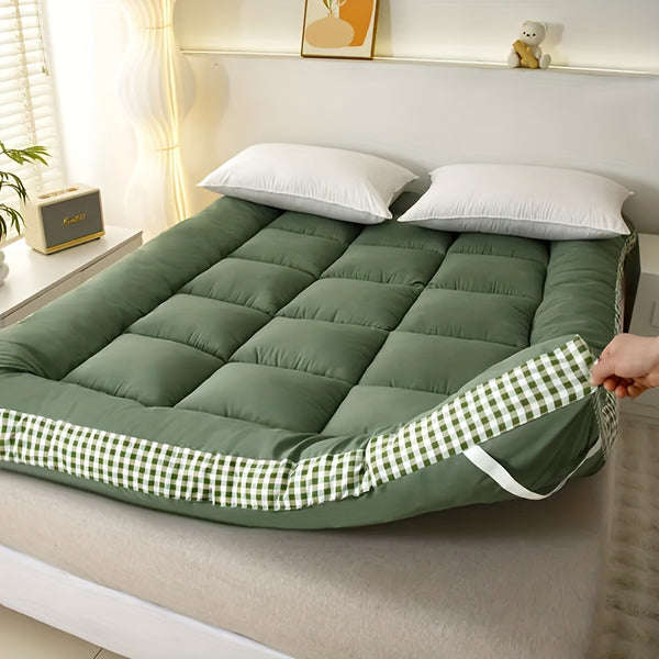Extra Thick Japanese Fluffy Futon Mattress, Soft Quilted Sleeping Pad, Foldable Roll Up Floor Tatami Mattress, for Home Dormitory Non Slip And Breathable, Home Sleeping Pad, Travel Sleeping Pad, Rollup Mattress, Minimalist Bedding, Breathable Fabric